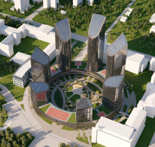 Электрооборудование и электроосвещение студенческого кампуса